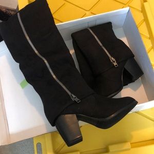 Black boots